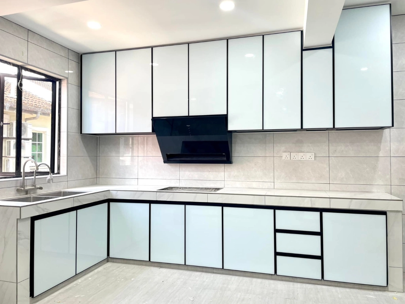 aluminium kitchen cabinet designs