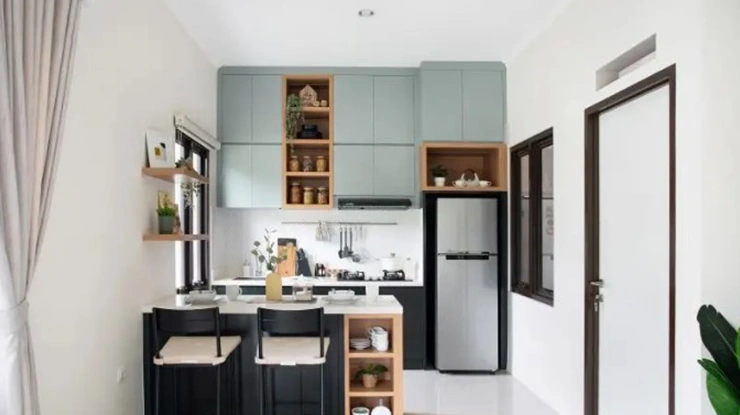 kabinet dapur moden ruang kecil