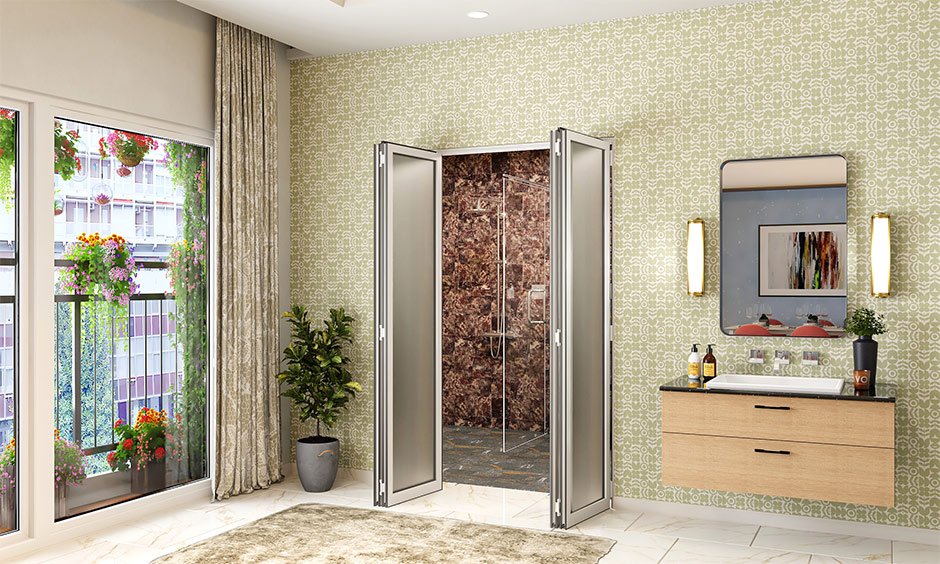 aluminium bathroom door