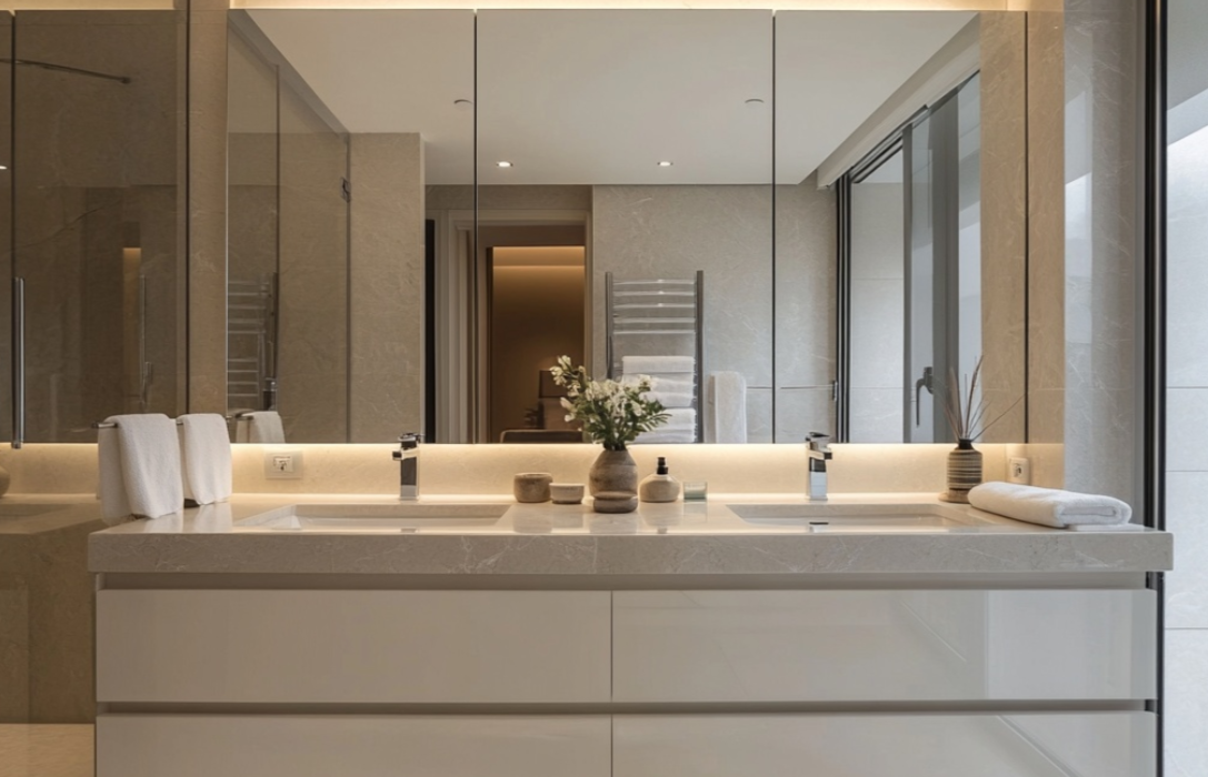 Sistem Pancuran Kaca Tanpa Bingkai